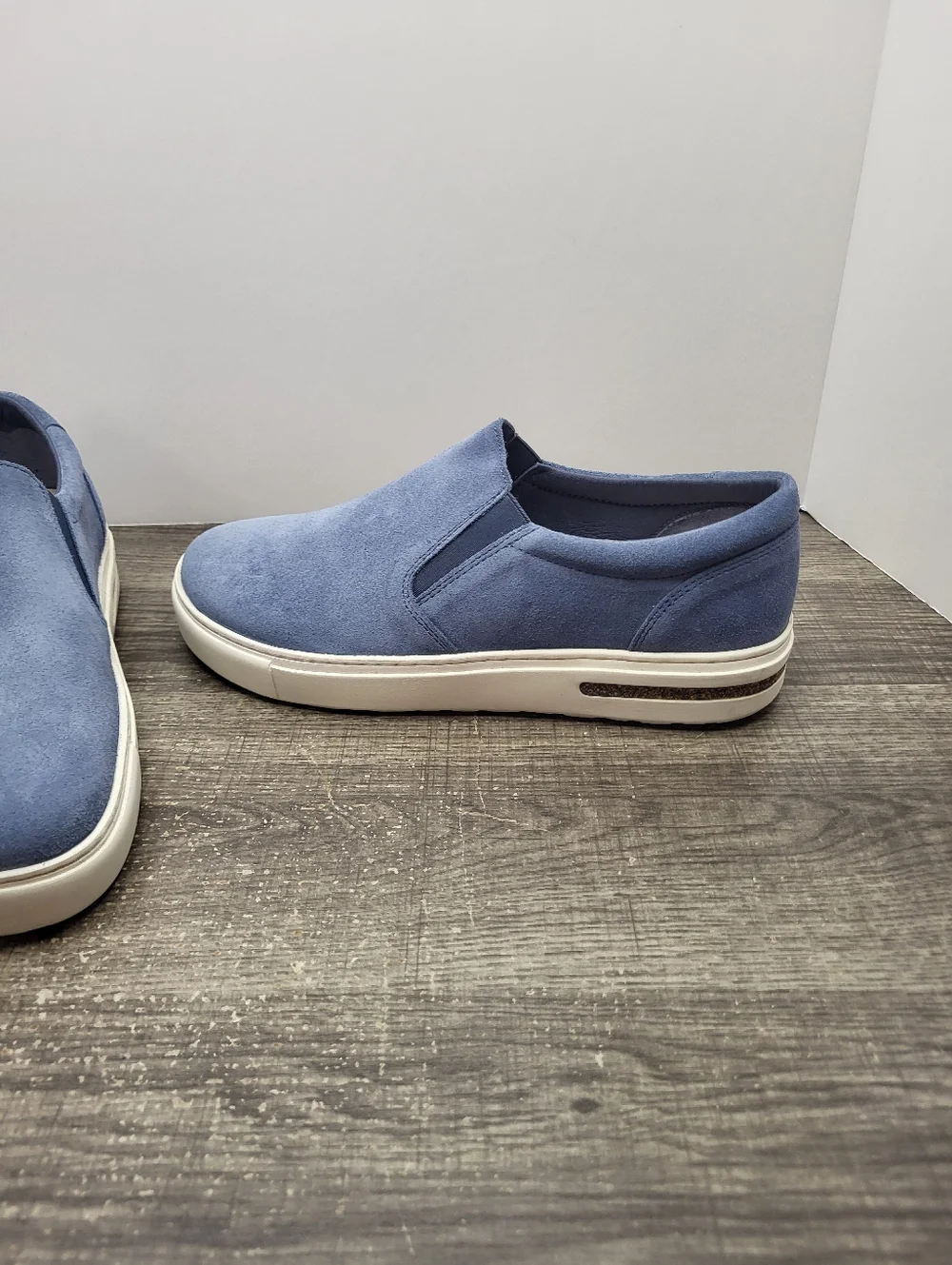Birkenstock Oswego Women's Blue Suede Size EU 37 US 6 Sneakers Shoes New